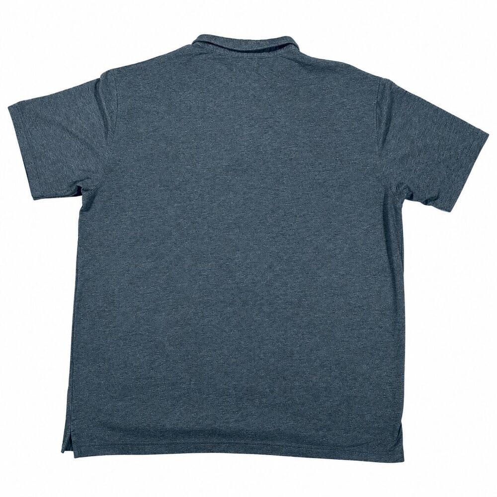 Lot 2 Linksoul Mens XXL Polo Shirts Dark Teal Heather Tempus Fugit Golf Organic - Picture 4 of 9